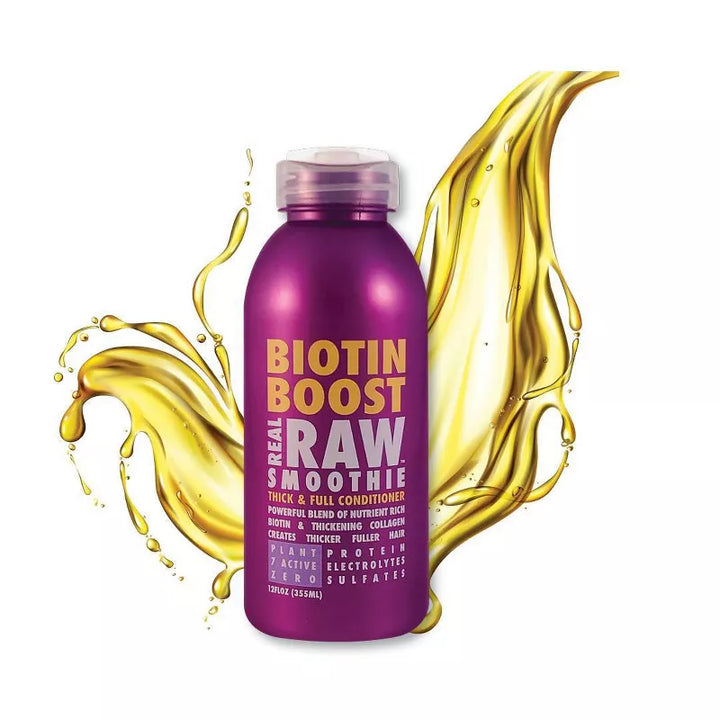 Real Raw Shampoothie Smoothie Biotin Boost Thick & Full Conditioner - 12 fl oz