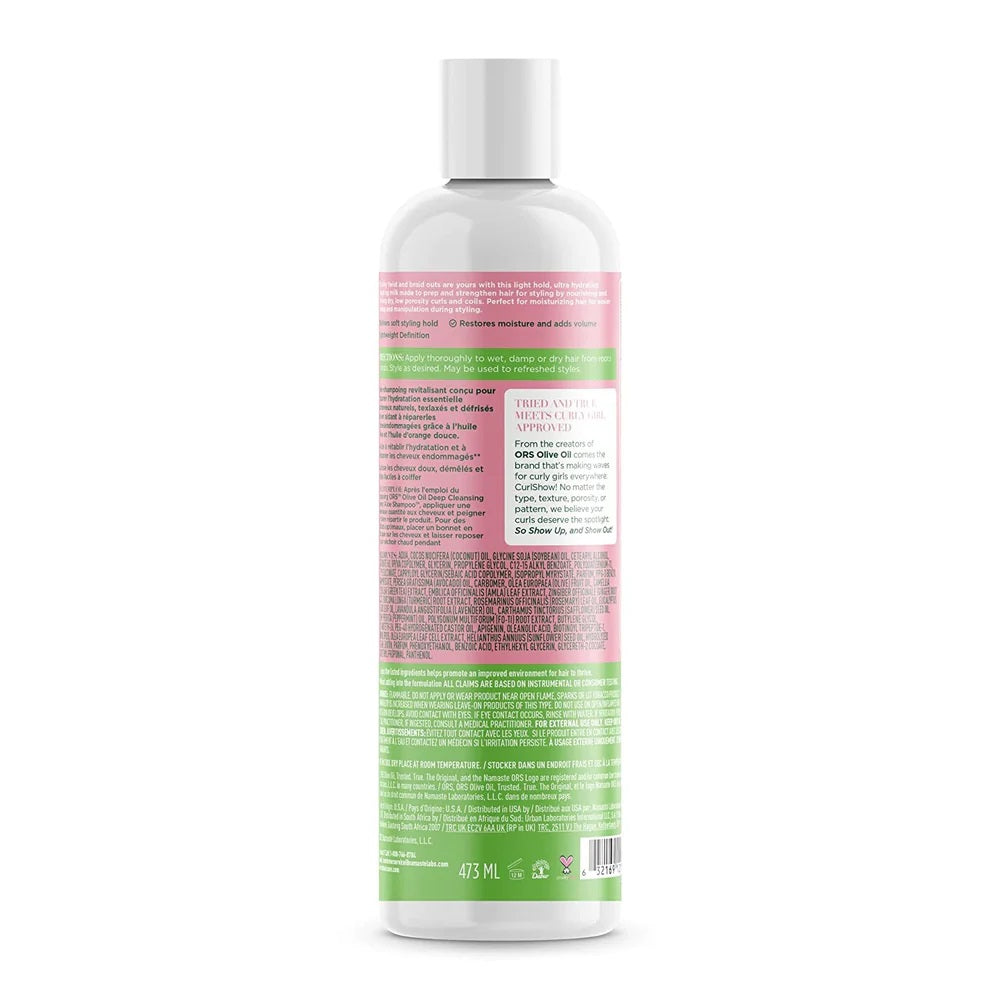 ORS Olive Oil Curlshow Curl Style Milk Infused with Collagen & Avocado Oil for Strength & Length (7.0 OZ)