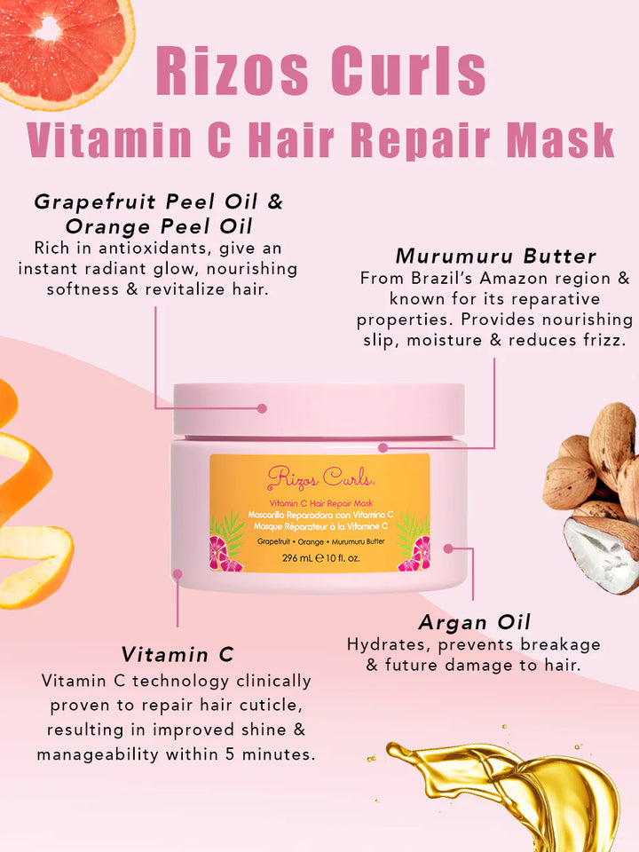 Rizos Curls Vitamin C Hair Repair Mask