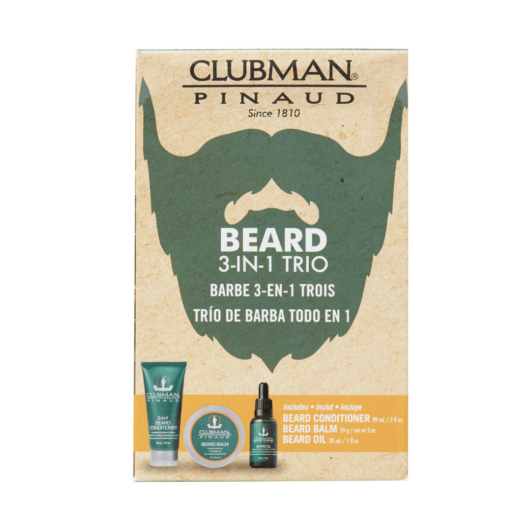 Clubman Pinaud Beard 3-In-1 Trio