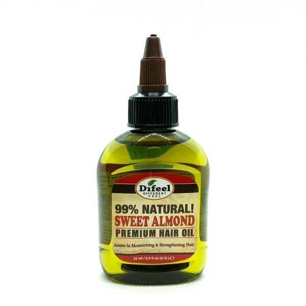 Difeel 99% Natural Premium Hair Oil - Sweet Almond